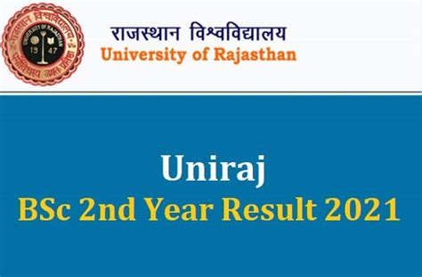 Rajasthan University Result 2021: B.A, B.Sc results declared in uniraj.